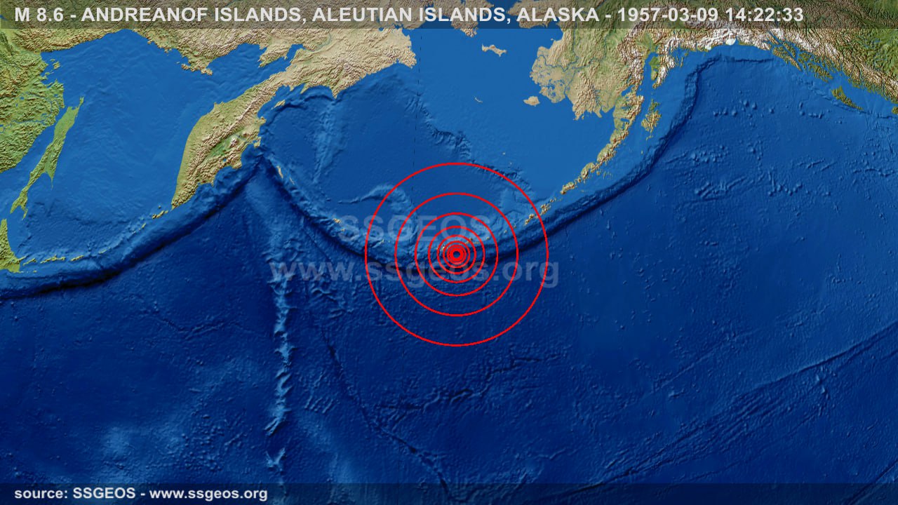 earthquake map