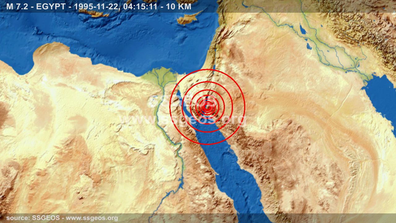 earthquake map