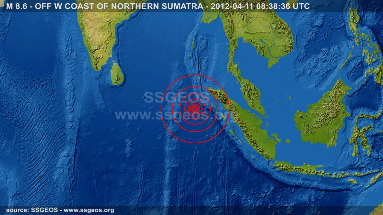 earthquake map