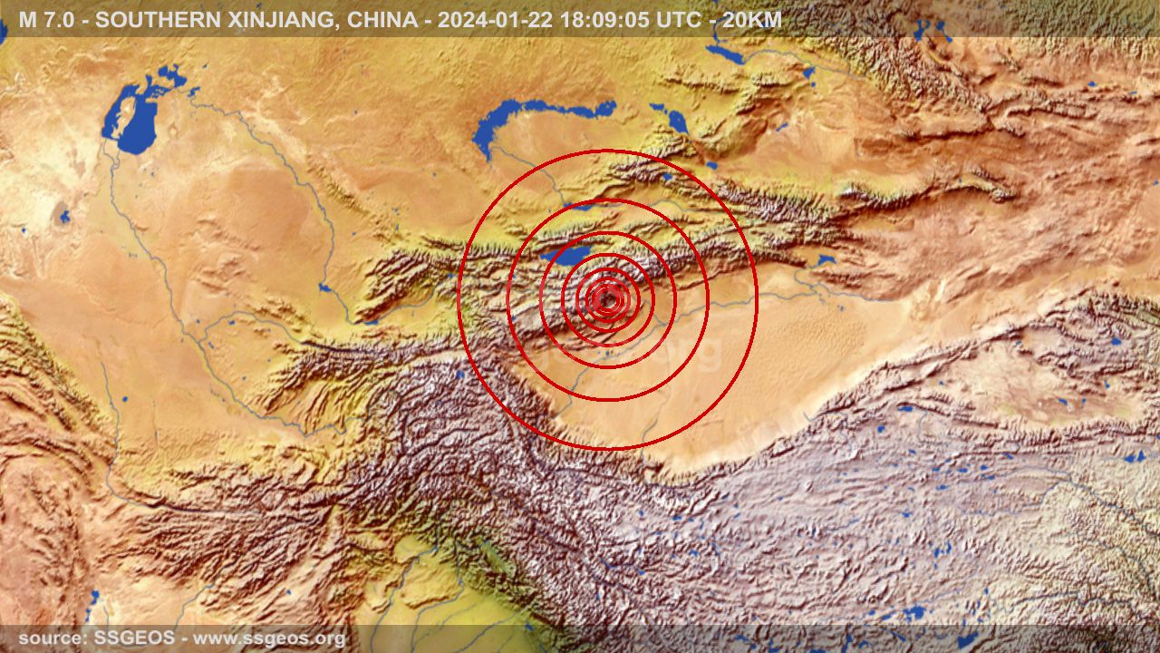 earthquake map