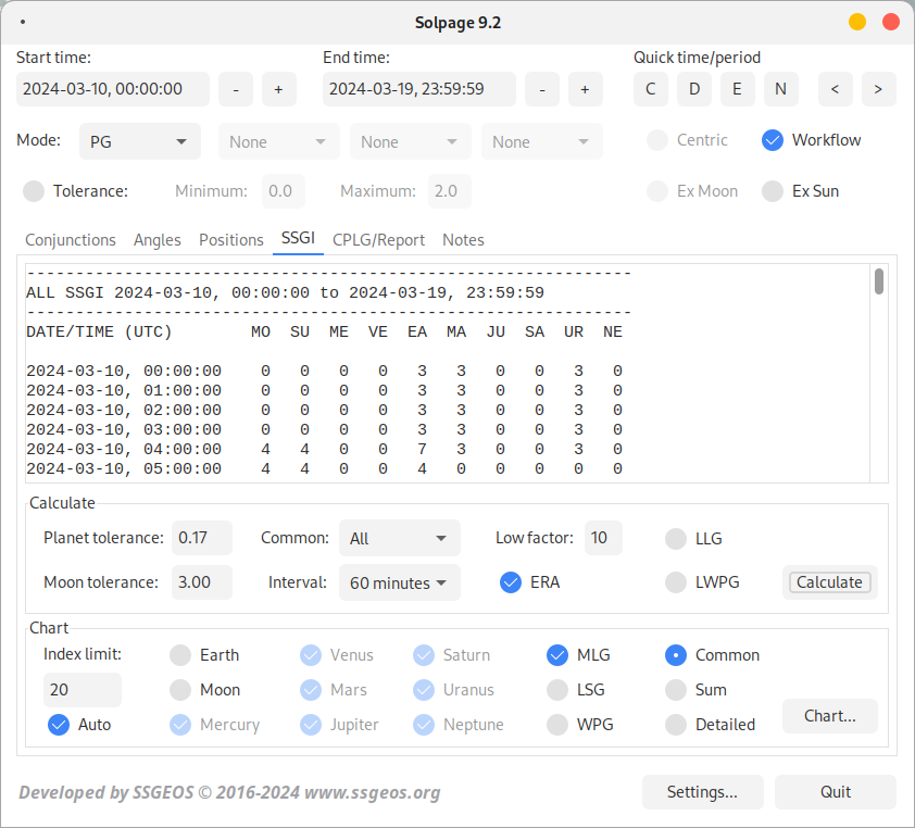 SSGI computation interface